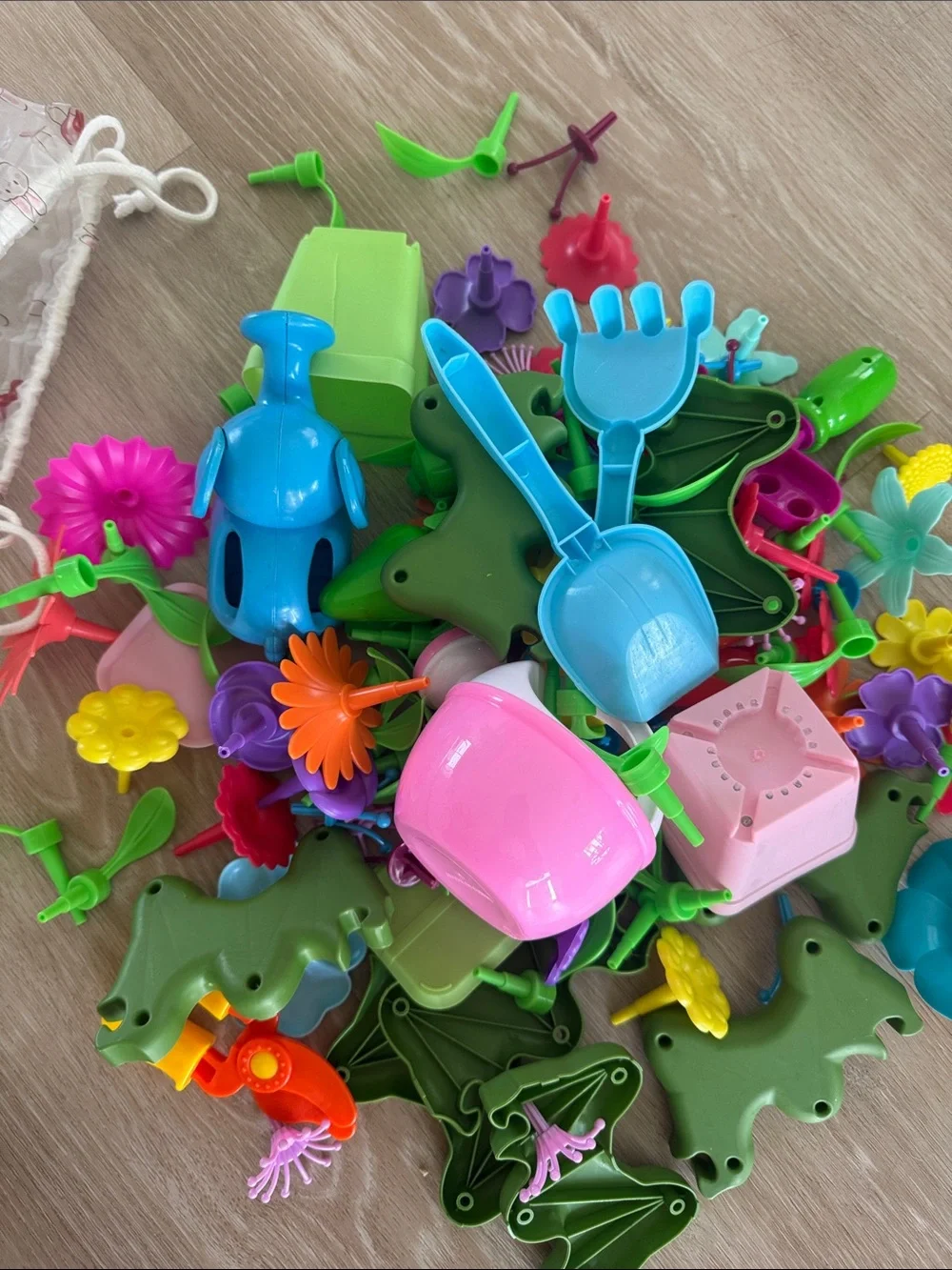 Kids Flower building Toy Set
